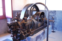 Motor a gasogénio Hornsby-Stockport de 1908
